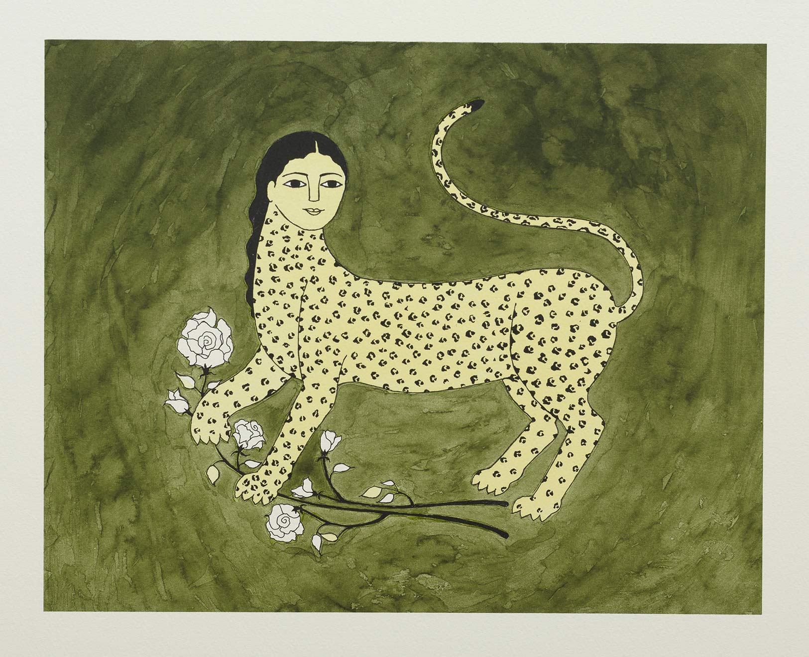 She - Cheetah, Lithograph 41 x 48 cm Edition of 25, 2018