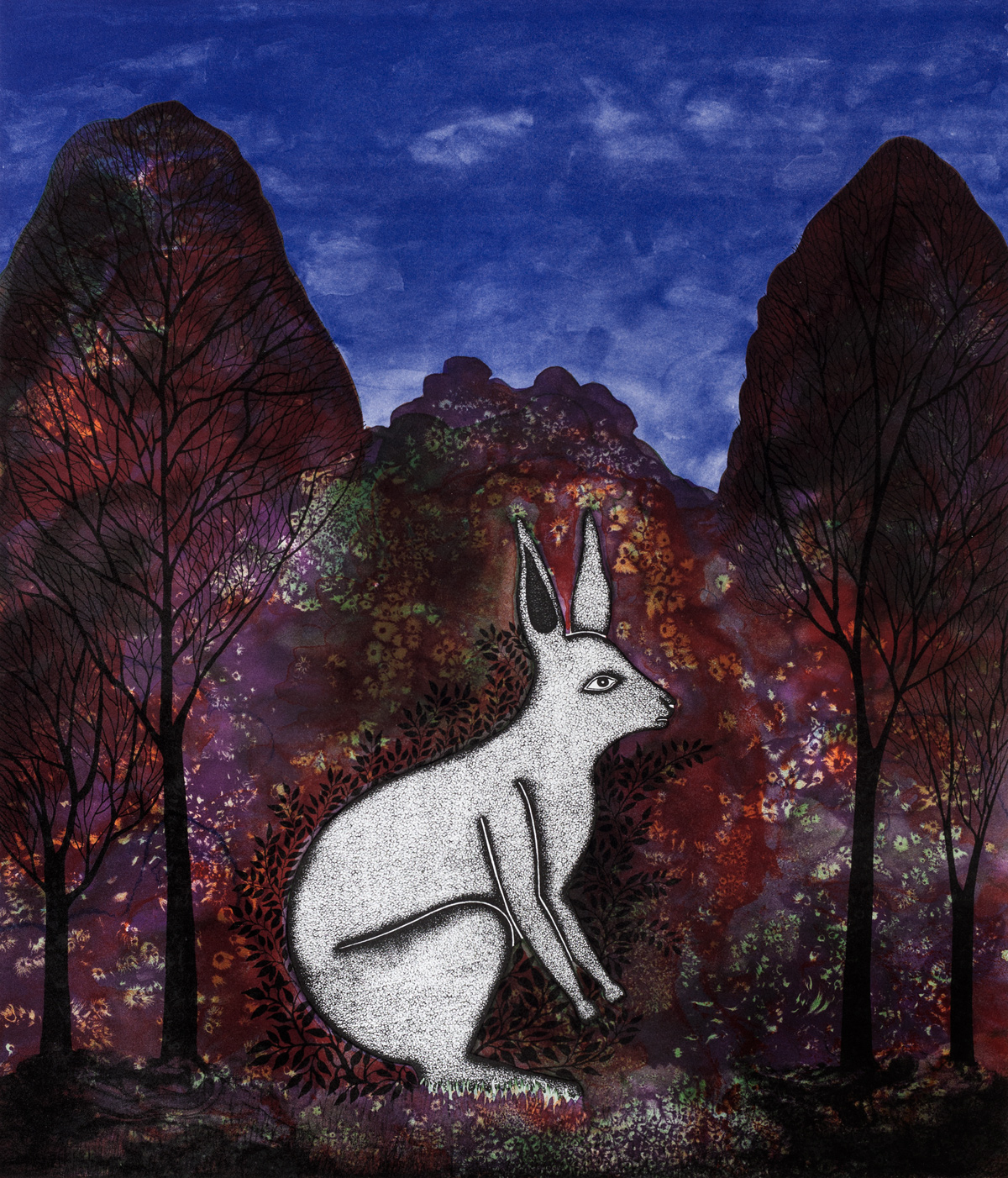 Moonstruck, Lithograph 46.5 x 54.5 cm, Edition of 25, 2018